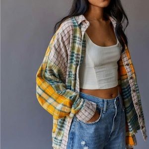 U.O. BDG Patchwork Flannel size xs